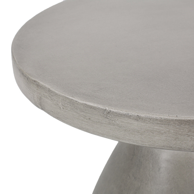 Table d'appoint en béton léger, table de bout d'extérieur MGO
