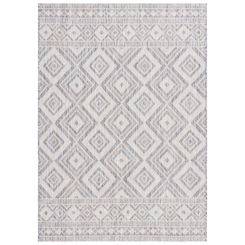 Bellair Performance Geometric Indoor/Outdoor Area Rug, Rectangle 9' x 12'