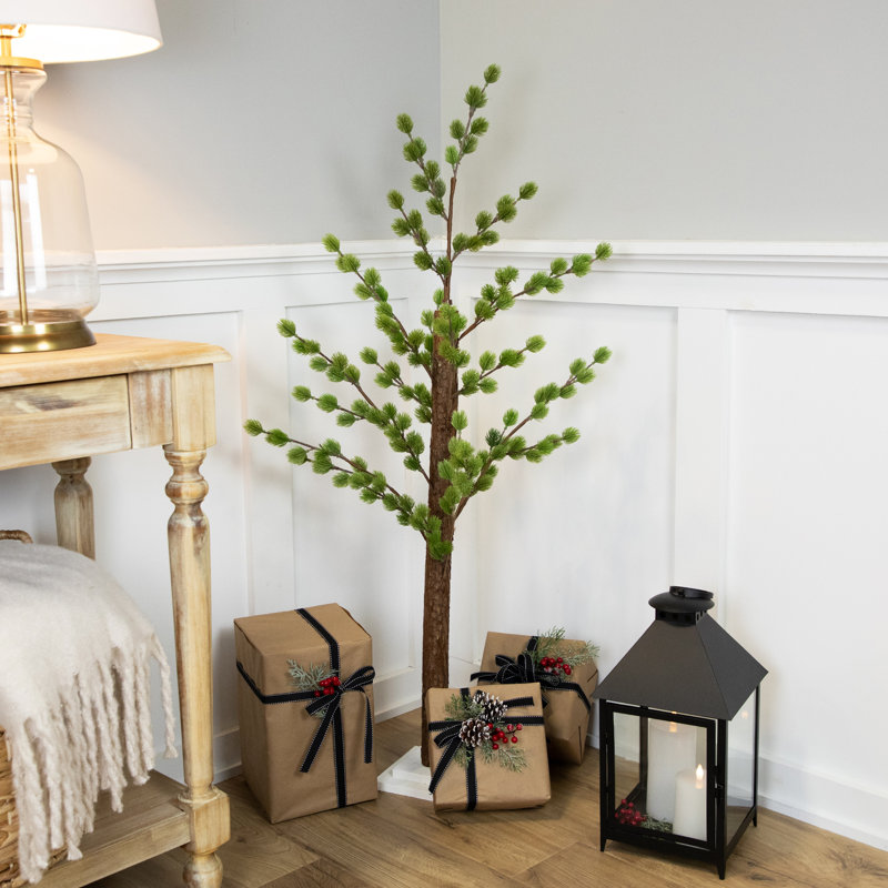 Pine Artificial Twig Christmas Tree - 4' - Unlit