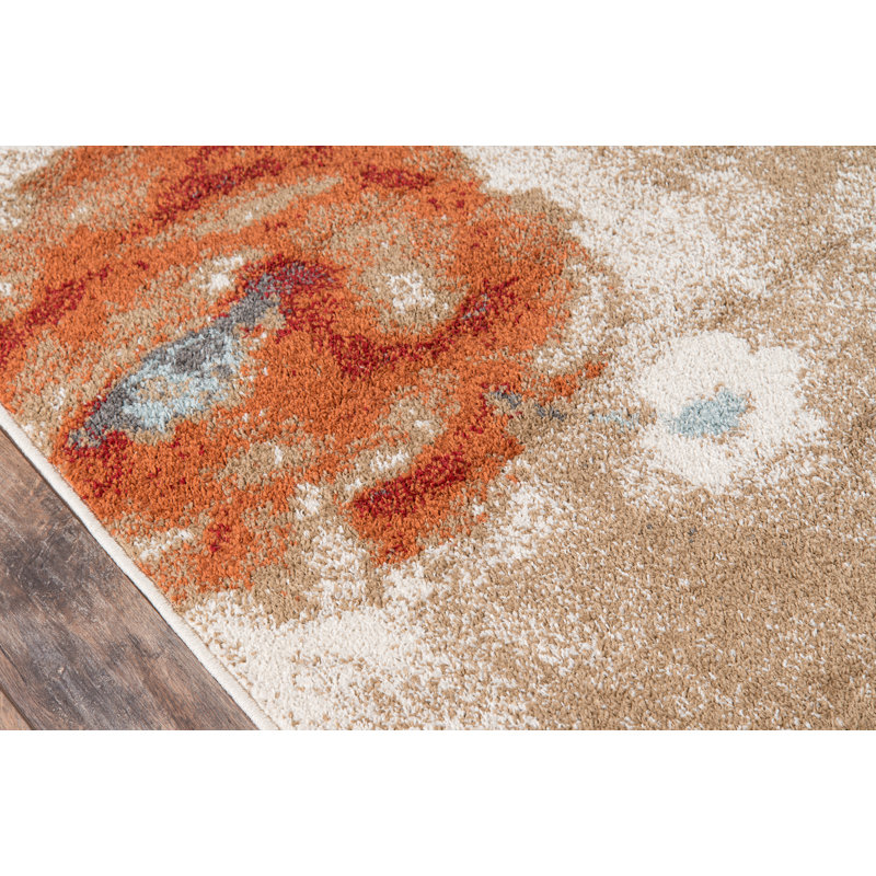 Abstract Rug, Rectangle 3'11" x 5'7"