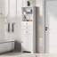 Armoire de salle de bain autoportante Anegada, armoire de rangement haute avec 3 tiroirs et tablettes réglables-1525231285-1517461875