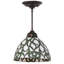 10" Wide Grand Tulip Medallion Mini Pendant