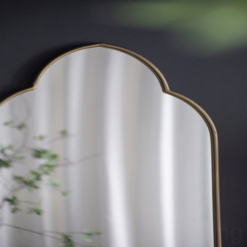 Wall Mirror With Notched Edges
