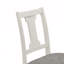 Taranto 59" Round White And Gray 5-Pc Dining Table Set