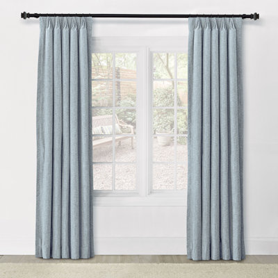 Athena Embroidered Curtain Panel In Cream