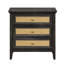 Commode 3 tiroirs déco en rotin naturel-877889239