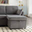 Vaya 2 - Piece Pull Out Sectional Sleeper Sofa With Storage Chaise-387242896