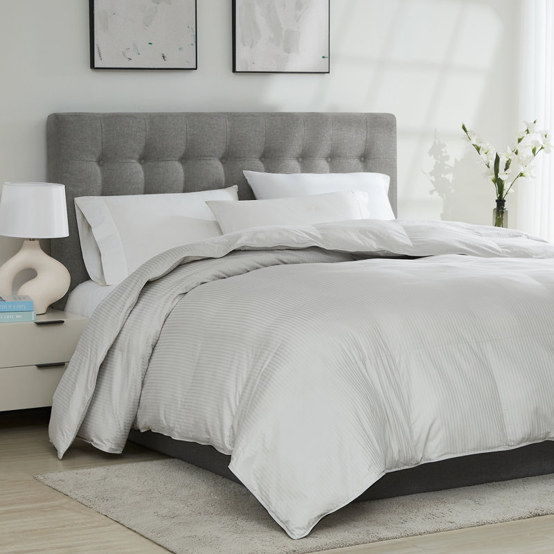 Oversized 120" x 120" King Down Alternative Comforter, Gray
