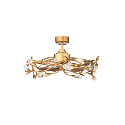 Secret Garden 20 Light Crystal LED Fandelier