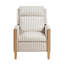 Fauteuil inclinable en bois massif 1 pièce