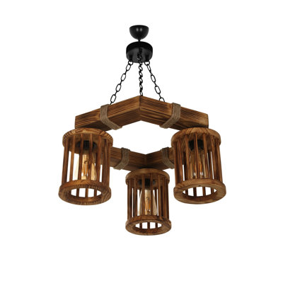 Lustre unique à 3 lumières Luisa