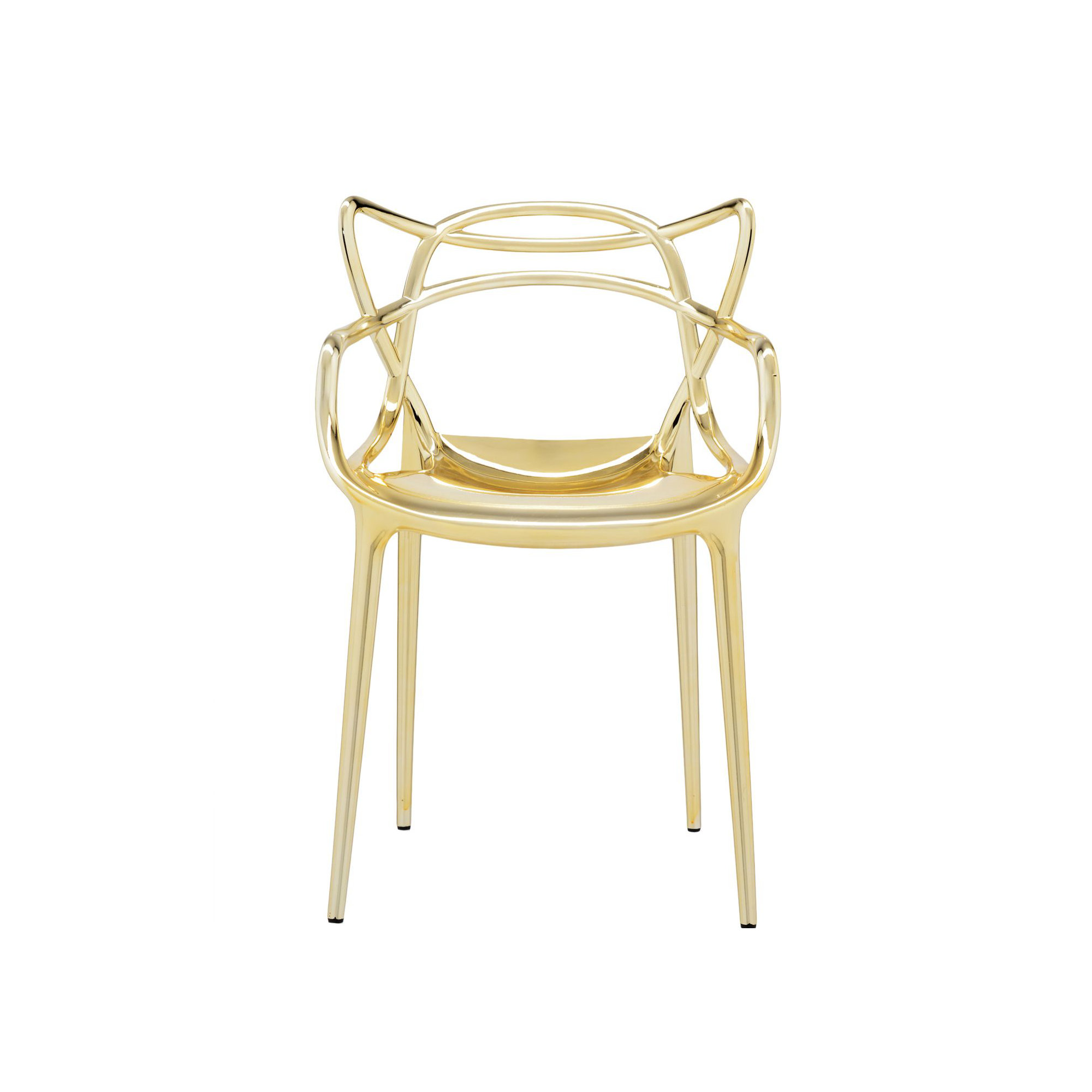 Masters Metal Armchair, Gold