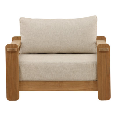 Julie Outdoor Sofa Chair Taupe