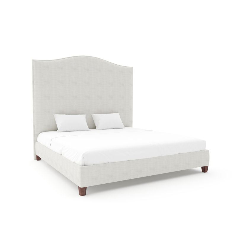 Guilford Bed With 9" Rails, King, Espresso, Maestro Ultra Performance Linen