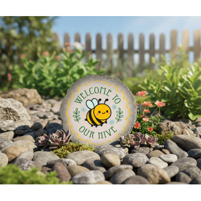 Garden Stone Welcome To Our Hive
