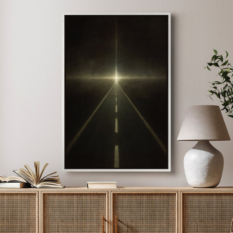 Art mural sur toile encadrée, Noir, H 24 po x l 16 po