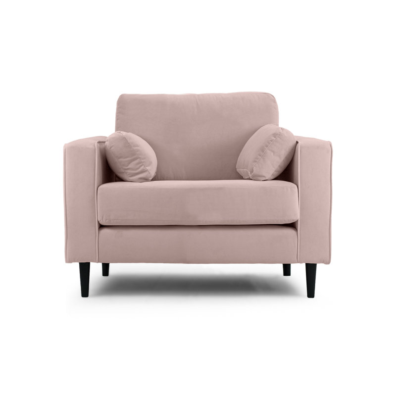 Millerville Velvet Armchair, Pink