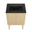 Meuble-lavabo autoportant 24 po Bosse en chêne naturel avec comptoir noir Bosse-105940852-105940853-121676151