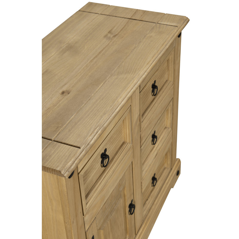 Markleville 87cm Solid Wood Sideboard