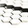 Hive Pattern 12" x 12" Matte Porcelain Mosaic Floor and Wall Tile