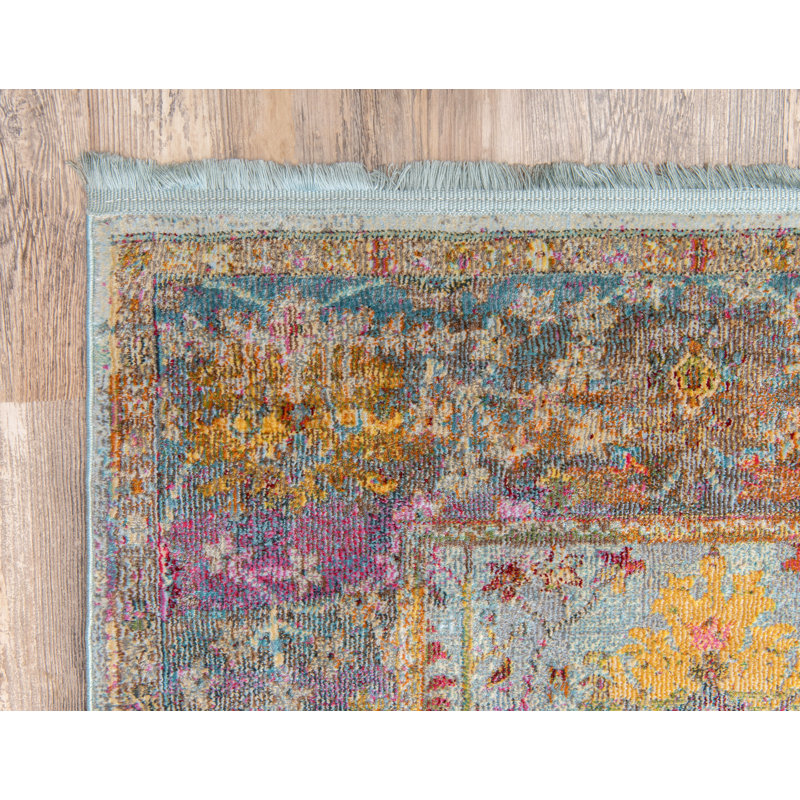 Folmar Oriental Indoor Rug, Round 5'5"