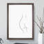 Line Female Form - Picture Frame Drawing-62802702-62802707