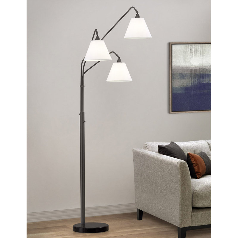 Ironton 84'' Tree Floor Lamp, Dark Bronze/Black