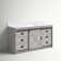 Jillian 60'' Single Bathroom Vanity with Engineered Stone Top