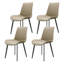 Ensemble de 2 chaises en cuir Pu-1369045711