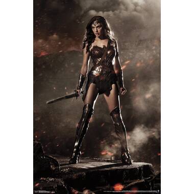 Trends International Batman V Superman-Wonder Woman Premium Wall Poster, 22.375 x 34