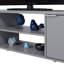 Meuble télé avec console de gestion des câbles pour 65, 75 pouces de rangement multimédia-72338071