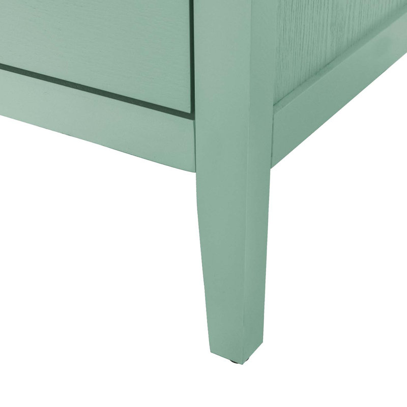 Huertas 31.5'' W 3 - Drawer Dresser, Light Green