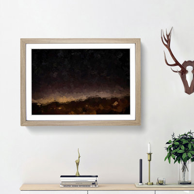 Stars over Trigance in France - Picture Frame Graphic Art Print