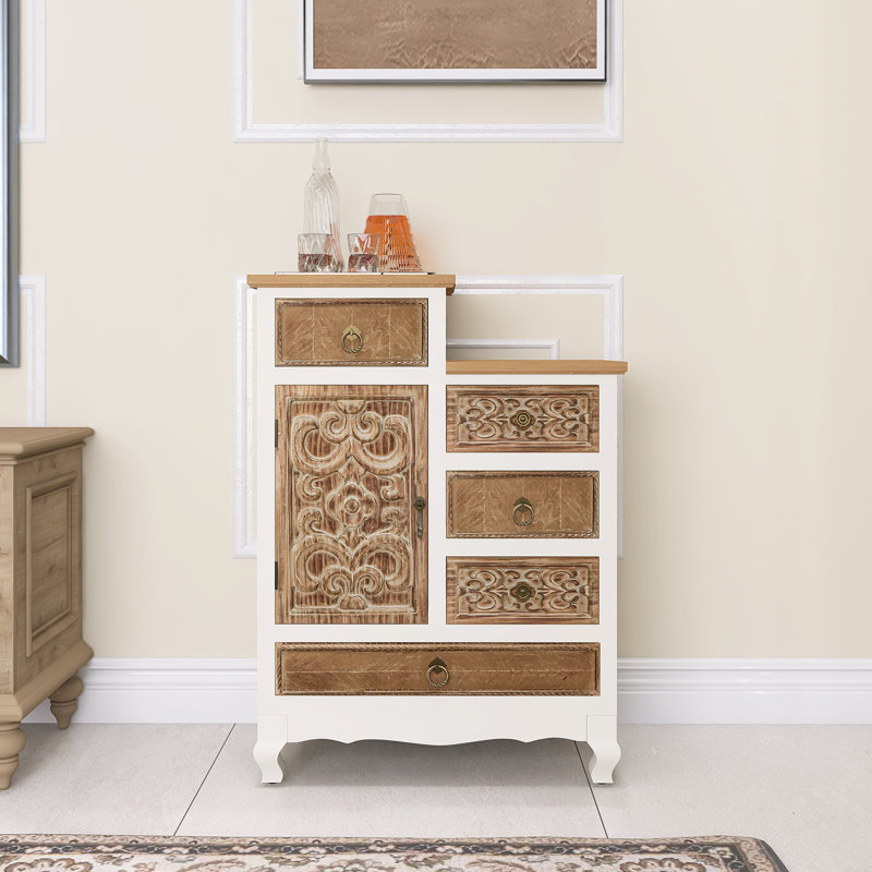 Storage Cabinet With Retro Handle