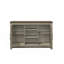 Console, buffet, armoire avec tablettes et portes