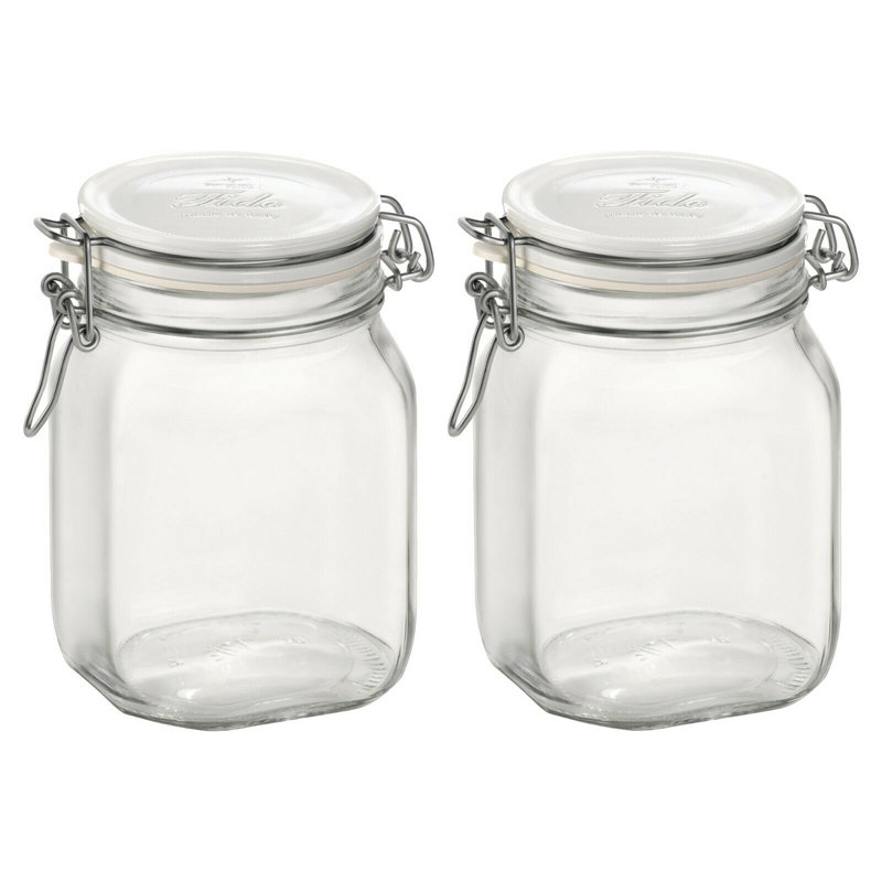 Fido Glass Jar, 2 Jars
