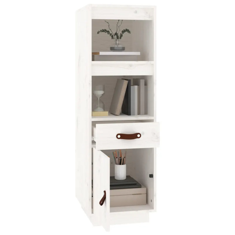 Lily-Anya 34cm Solid Wood Sideboard, White