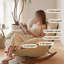 Chaise berçante ergonomique en similicuir