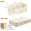 Canapé-lit pliable en velours côtelé 2 en 1 avec coussin Omparsad-114734592