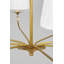 Knox Chandelier with Silk Pleated Shades-703335954-703335952-703335967