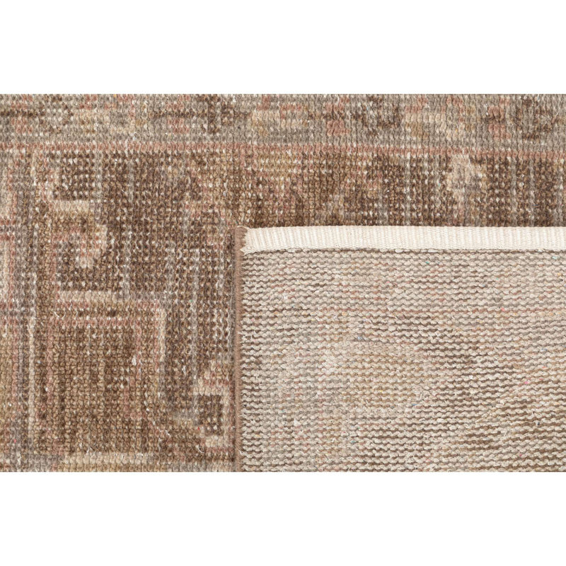 Hand Knotted Wool Zaynab Rug, Rectangle 2'6" x 8'
