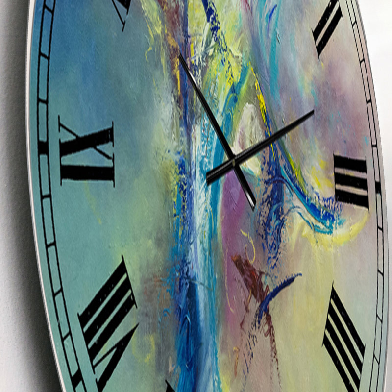 Horloge murale surdimensionnée Focused Intention, Petit