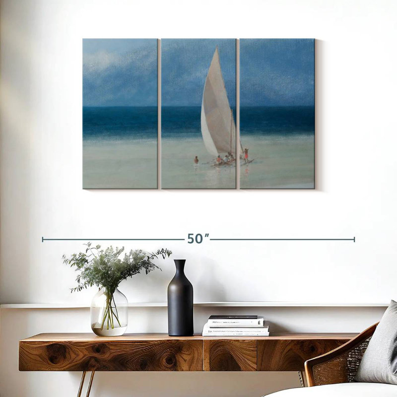 Gillard Fishermen Kilifi, 24" H x 38" W