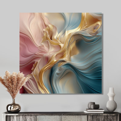 «Streams», art mural abstrait