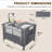 5 In 1 Pack And Play, 1 Step Opening Folding Baby Bassinet Bedside Crib, Portable Crib With Changing Table And Storage Bag, Music Box, Easy To Carry Playard For Newborn, Infant And Toddler
