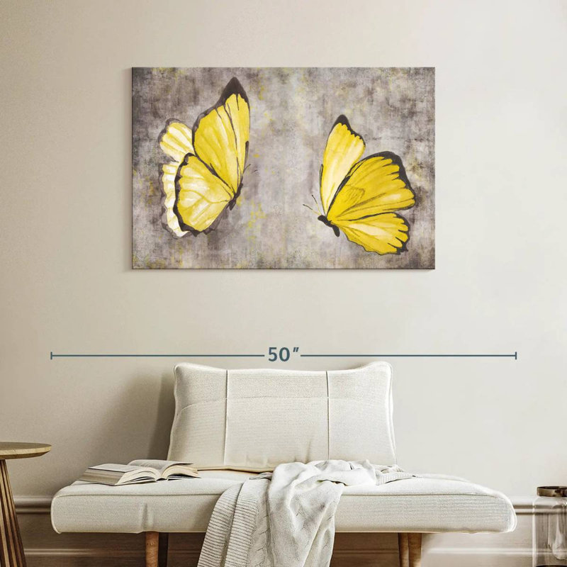 Treillis feuilles d'or sur toile, H 26 po x l 39 po x P 1,25 po