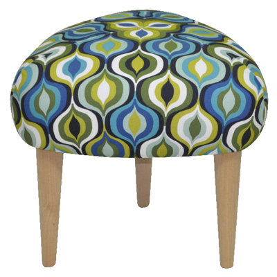 Solid + Manufactured Wood Accent Stool