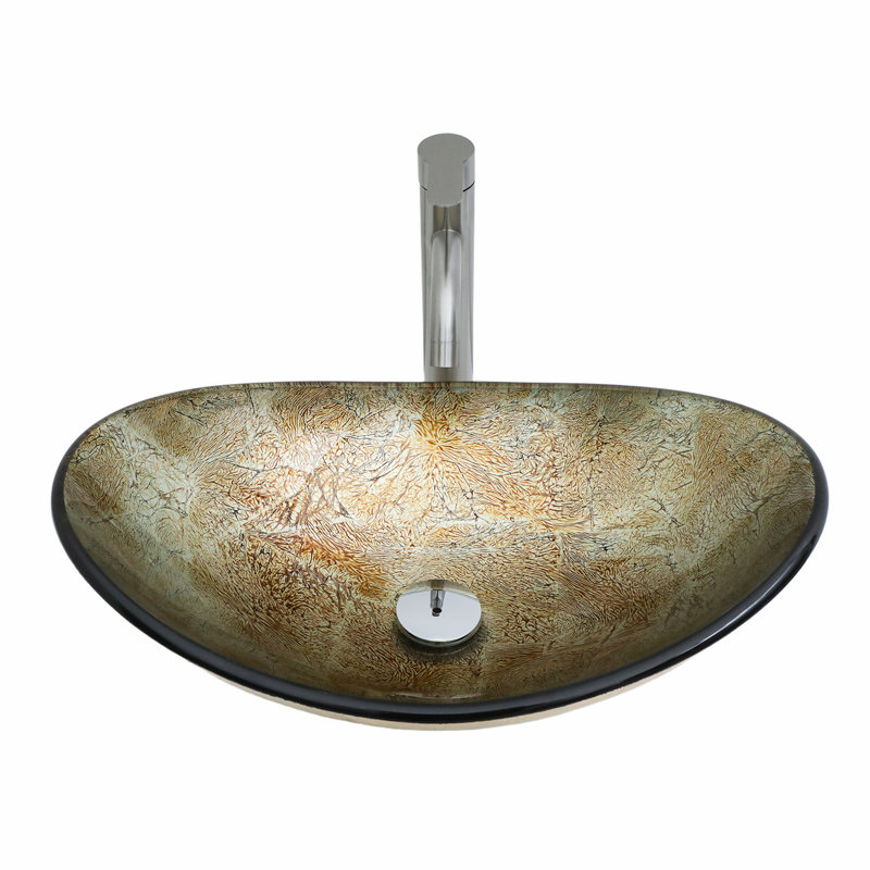 Lavabo en verre trempé, lavabo vasque élégant