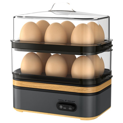 Rapid Egg Cooker Electric 12 Eggs Capacity
