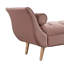 Banc de chambre rembourré en velours avec accoudoirs roulés et coussins Corvina-122083592-122083594